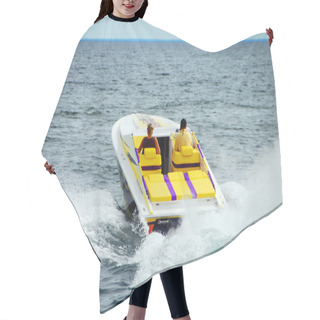 Personality  Power Boating Hair Cutting Cape