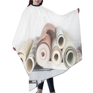 Personality  Rolls Of Wallpaper Hair Cutting Cape