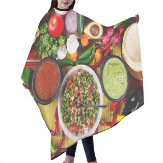 Personality  Traditional Mexican Salsas Hair Cutting Cape