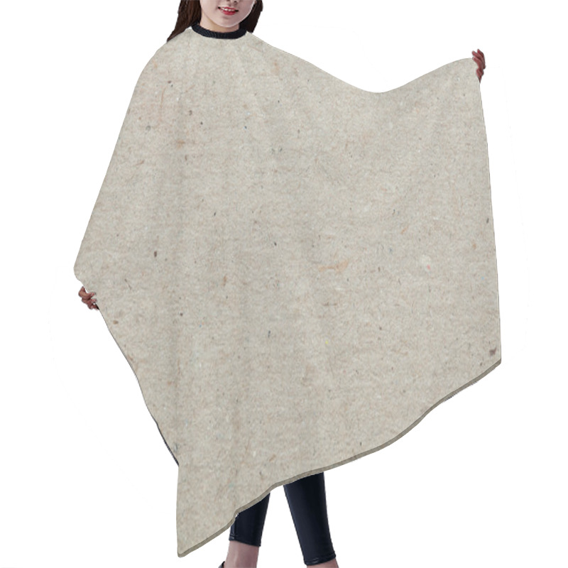 Personality  Beige cardboard texture hair cutting cape