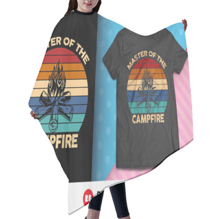 Personality  Master Of The Camp Fire Shirt Design Hair Cutting Cape