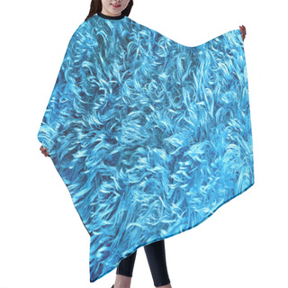 Personality  Blue Soft Pillow Hair Cutting Cape