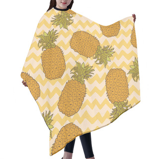 Personality  Pineapples Pattern. Hair Cutting Cape
