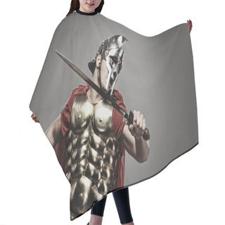 Personality  Legionary Soldier Ready For A Fight Hair Cutting Cape