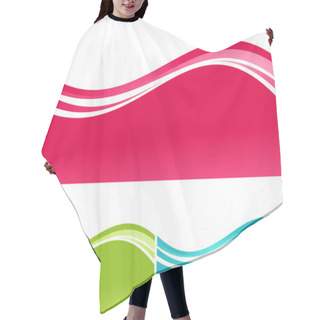 Personality  Color Wave Hair Cutting Cape
