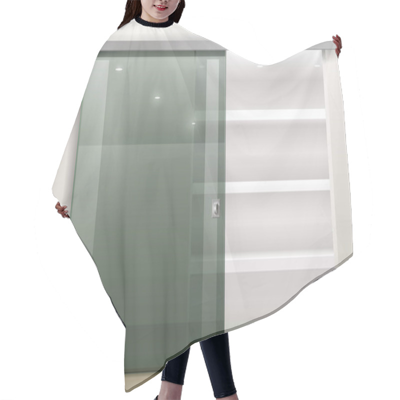 Personality  Sliding Door Wardrobe Hair Cutting Cape