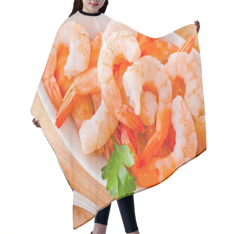 Personality  Shrimps hair cutting cape