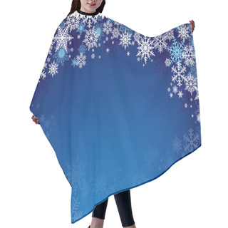 Personality  Snowflake Background  Hair Cutting Cape
