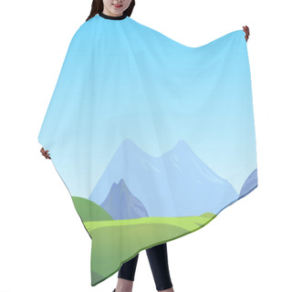 Personality  Horizontally Seamless Game Background Hair Cutting Cape