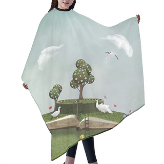 Personality  Green Book Hair Cutting Cape