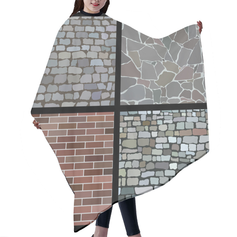 Personality  Materials pattern hair cutting cape