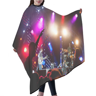 Personality  Crowd Of Fans At A Concert Hair Cutting Cape