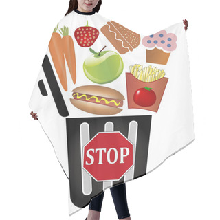 Personality  Stop Throwing Food Away Hair Cutting Cape