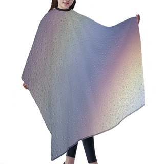 Personality  Background Of Water Drops On Colorful Surface Hair Cutting Cape