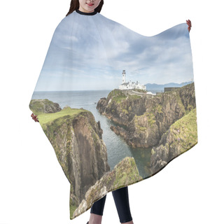 Personality  White Lighthouse, Fanad Head, North Ireland Hair Cutting Cape