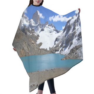 Personality  Mount Fitz Roy And Laguna (Lake) De Los Tres, Argentine Patagonia, Argentina. Hair Cutting Cape