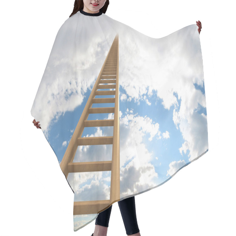 Personality  Ladder To The Clouds Hair Cutting Cape