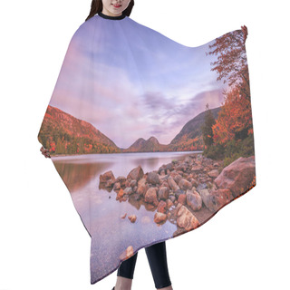 Personality  Jordan Pond In Acadia National Park, Maine, USA Hair Cutting Cape