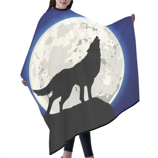 Personality  Howling Wolf Hair Cutting Cape