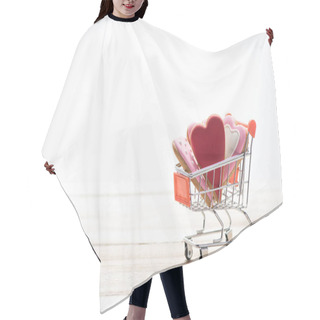 Personality  Shopping Trolley Full Of Cookies Hair Cutting Cape