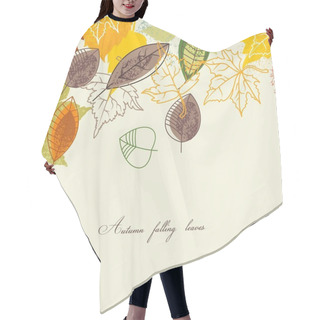 Personality  Autumn Background Hair Cutting Cape