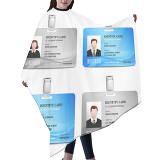 Personality  Id Card Set Hair Cutting Cape