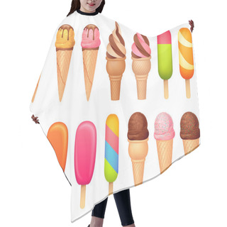Personality  Ice Cream Collection Hair Cutting Cape