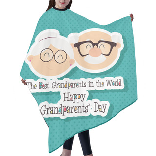 Personality  Grandparents Day Hair Cutting Cape