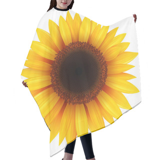 Personality  Sunflower Hair Cutting Cape