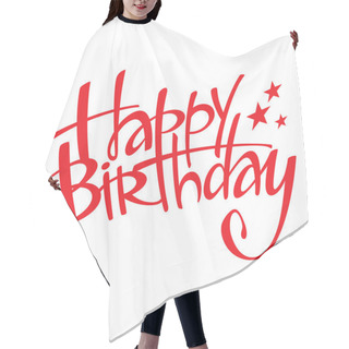 Personality  Happy Birthday Holiday Event Congratulation Postcard Hair Cutting Cape