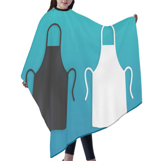 Personality  White And Black Kitchen Aprons.  Hair Cutting Cape