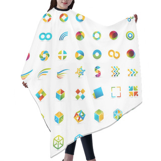 Personality  49 Design Elements - Creative Symbols Collection Hair Cutting Cape