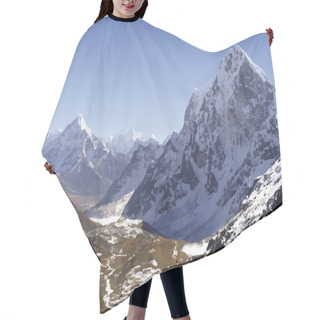 Personality  Himalaya Mountains Vector Hair Cutting Cape