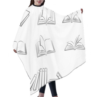 Personality  Book, Textbook, Library, Literature, Page Hair Cutting Cape