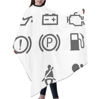 Personality  Car Interface Symbols Hair Cutting Cape