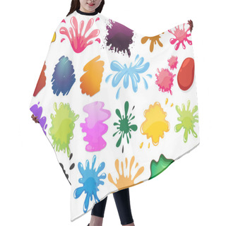 Personality  Painting Ink Splashes Hair Cutting Cape