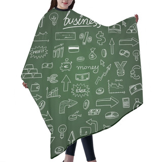 Personality  Business Icons Hair Cutting Cape
