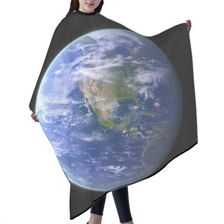Personality  Planet Earth - Black Hair Cutting Cape