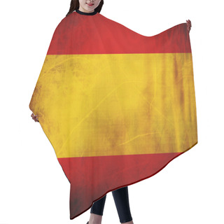 Personality  Spanish Flag Hair Cutting Cape