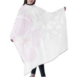 Personality  Flower Background Hair Cutting Cape