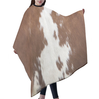 Personality  Side Of Cow With Red And White Hide Hair Cutting Cape