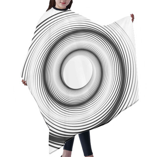 Personality  Radial Geometric Element Series Hair Cutting Cape