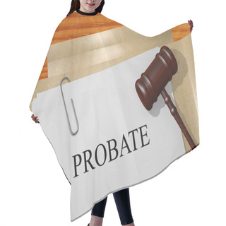 Personality  Probate Business Concept Hair Cutting Cape