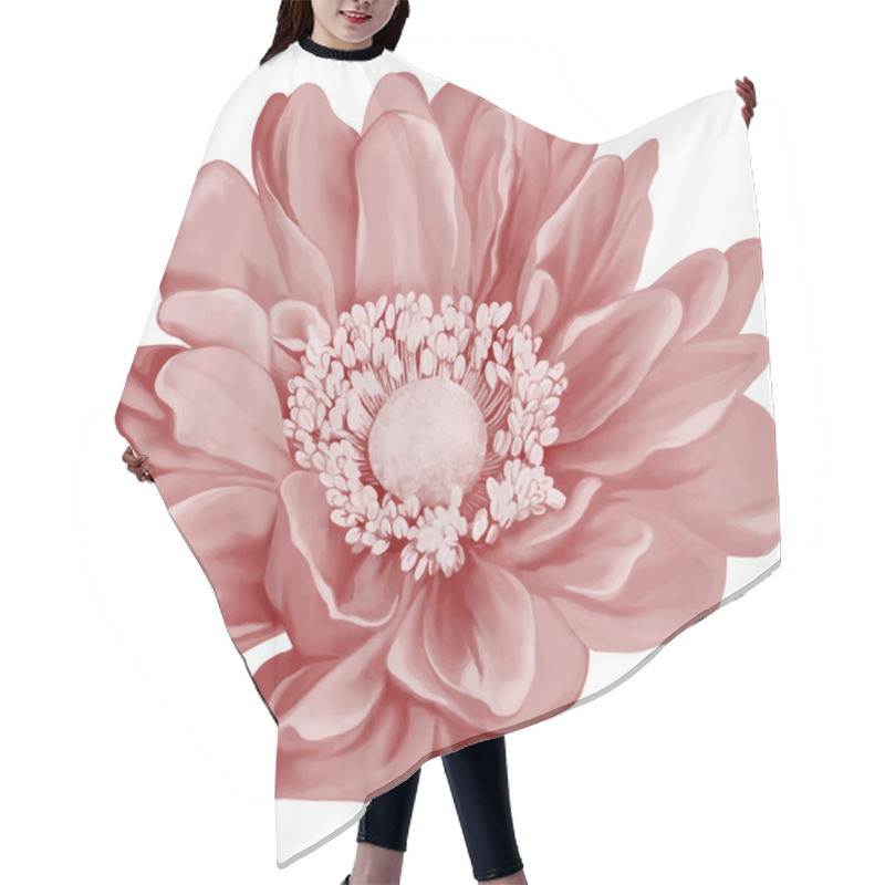 Personality  beautiful spring flower hair cutting cape