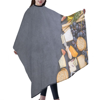 Personality  Cheese Selection Border Background Hair Cutting Cape