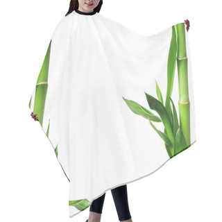 Personality  Green Bamboo Background Hair Cutting Cape