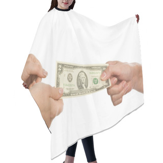 Personality  Money In Hand Hair Cutting Cape