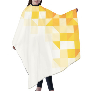 Personality  Yellow Abstract Pattern Hair Cutting Cape