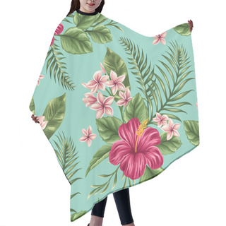 Personality  Floral Seamless Pattern Hair Cutting Cape
