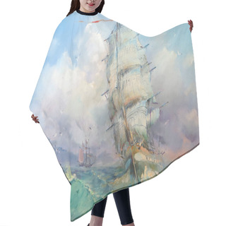 Personality         Great Sailer. Made In The Classical Manner Of Oil Painting.                         Hair Cutting Cape